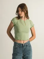 HARLOW ALLIE RIBBED TEE