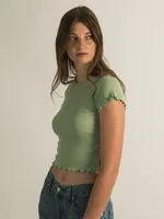 HARLOW ALLIE RIBBED TEE