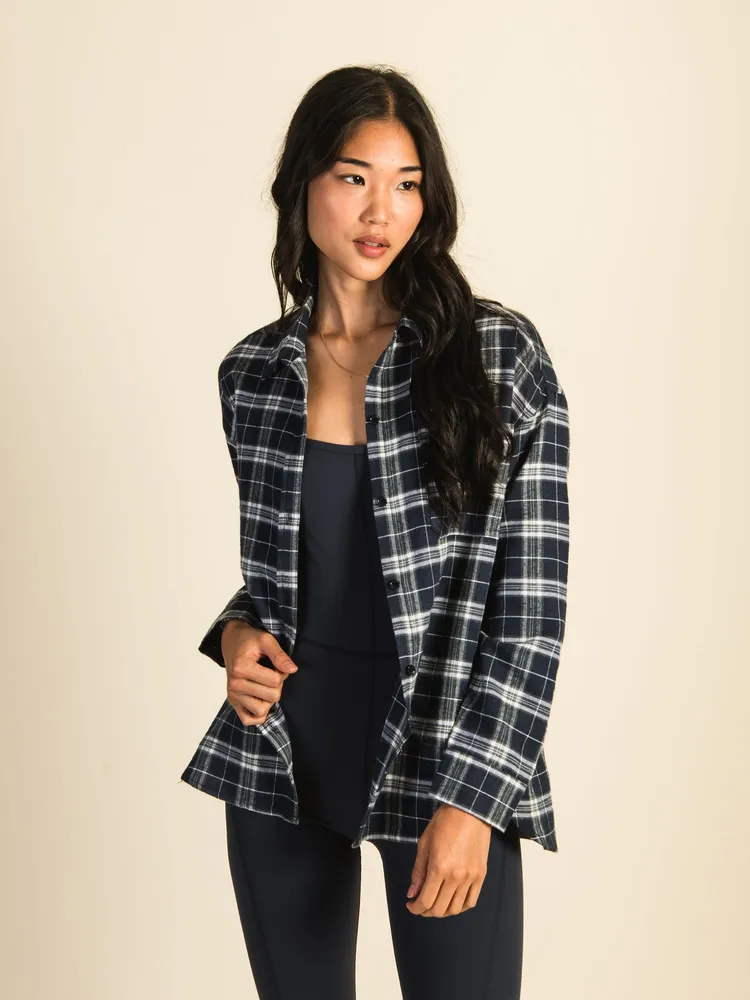 HARLOW CAROLINA FLANNEL SHIRT - NAVY