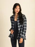 HARLOW CAROLINA FLANNEL SHIRT - NAVY