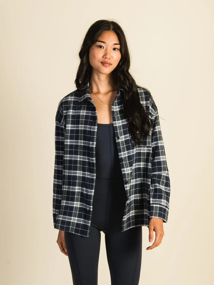 HARLOW CAROLINA FLANNEL SHIRT - NAVY