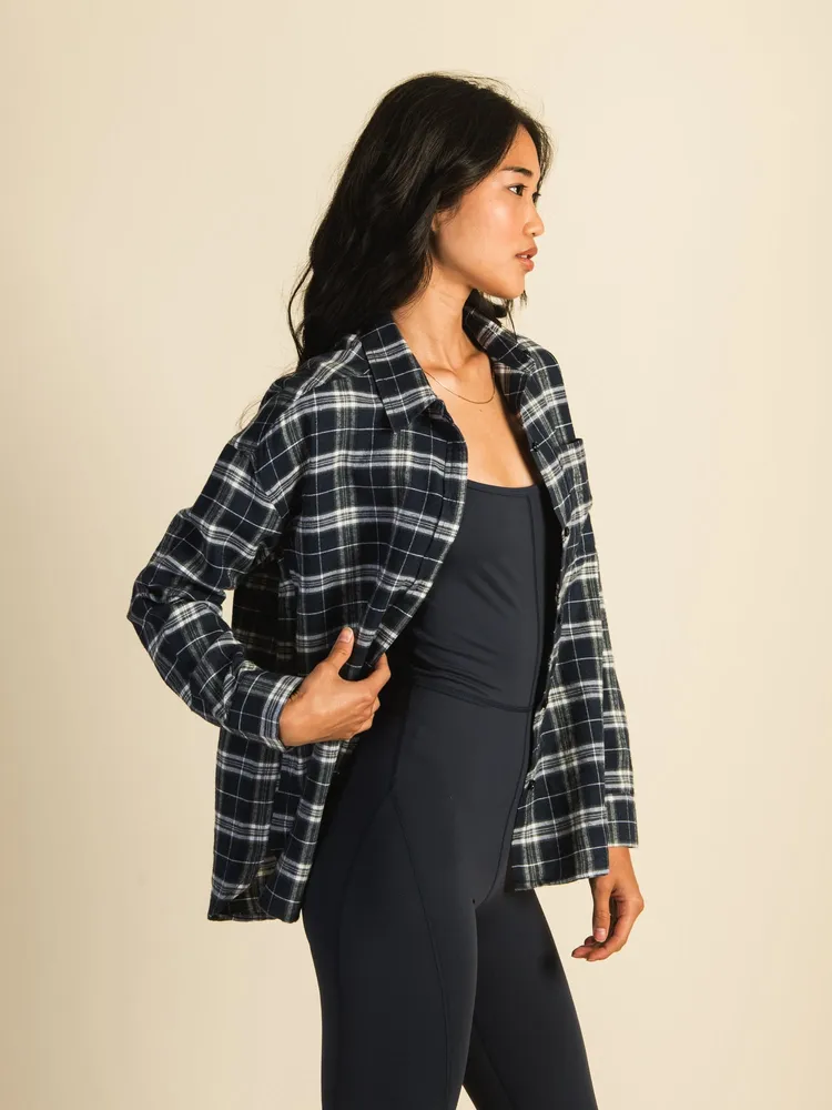 HARLOW CAROLINA FLANNEL SHIRT - NAVY