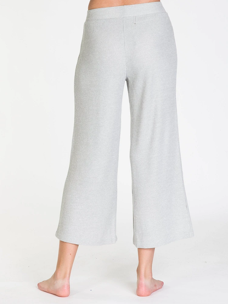 PANTALON LARGE GAUFR
