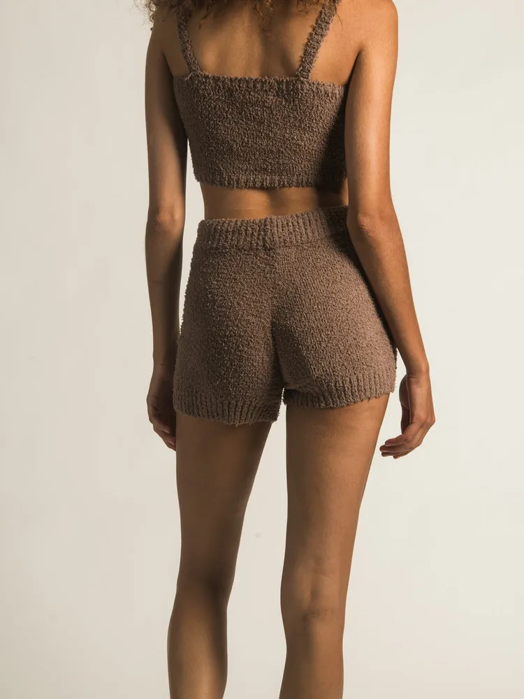 HARLOW FUZZY BIKER SHORT - CLEARANCE