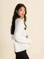 HARLOW WINNIE WAFFLE LONG SLEEVE - WHITE