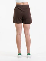 HARLOW FLEECE BERMUDA SOLID SHORT - CLEARANCE