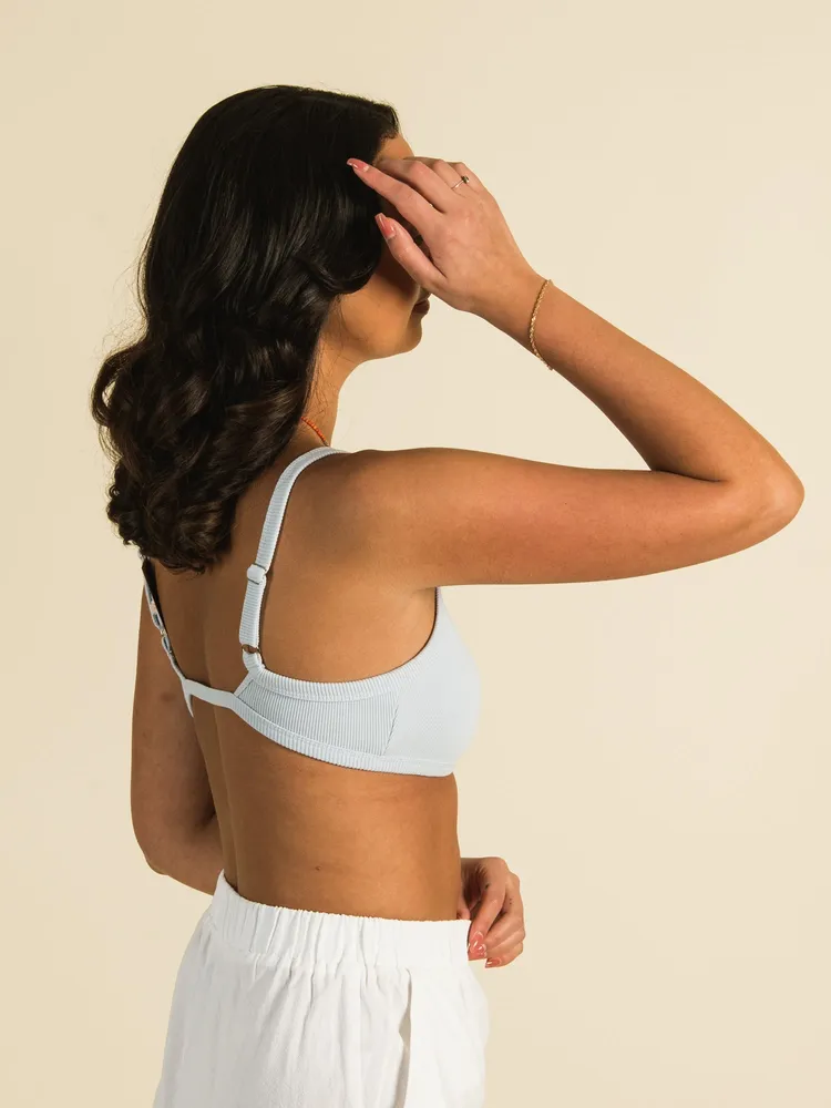 HARLOW RIBBED OPEN BACK BRALETTE