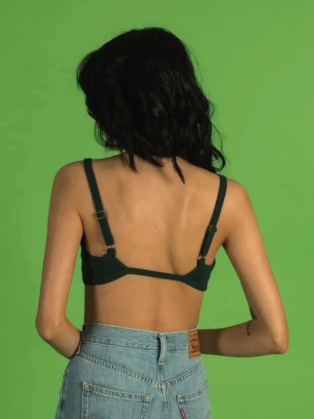 Boathouse HARLOW RIBBED OPEN BACK BRALETTE