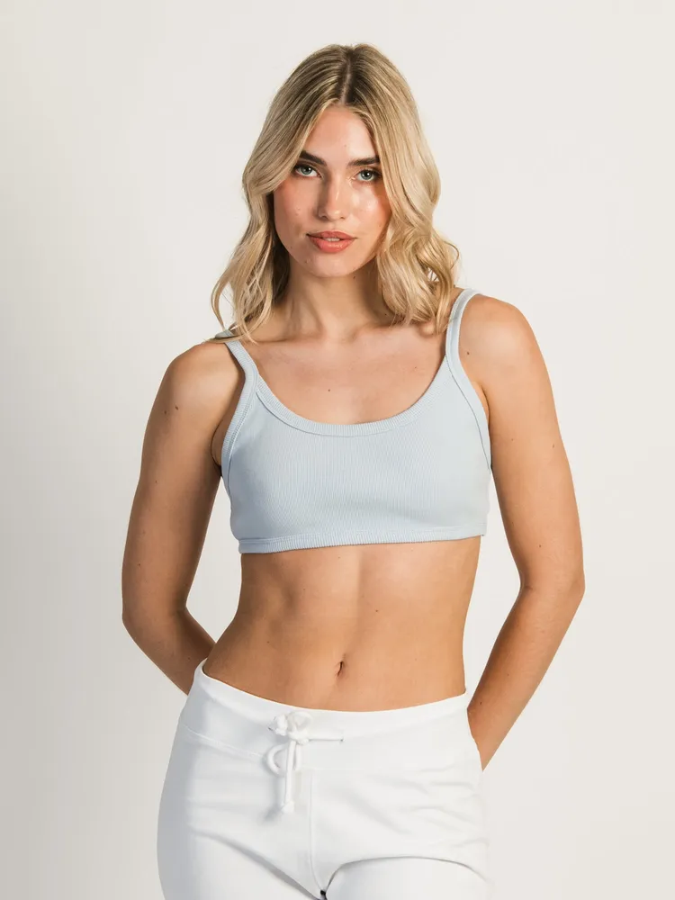 HARLOW RIBBED OPEN BACK BRALETTE