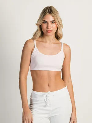 HARLOW RIBBED OPEN BACK BRALETTE