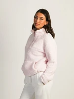 CHANDAIL ¼ ZIP HARLOW TEDDY SHERPA