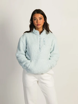 HARLOW TEDDY SHERPA QUARTER ZIP