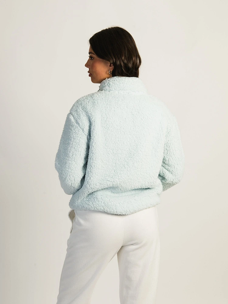 HARLOW TEDDY SHERPA QUARTER ZIP