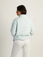 HARLOW TEDDY SHERPA QUARTER ZIP