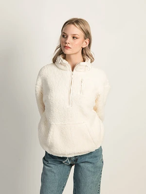 HARLOW TEDDY SHERPA QUARTER ZIP