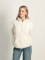 HARLOW TEDDY SHERPA QUARTER ZIP