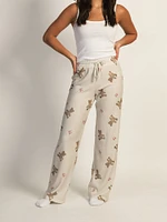 HARLOW HOLIDAY PRINT PANT - OFF WHITE