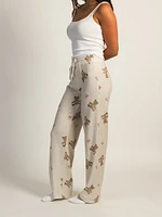 HARLOW HOLIDAY PRINT PANT - OFF WHITE