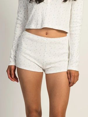 SHORT HARLOW PIA POINTELLE DITSY - BLANC CASSÉ