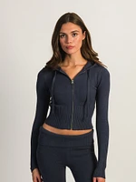 HARLOW BROOKE SWEATER - INDIGO