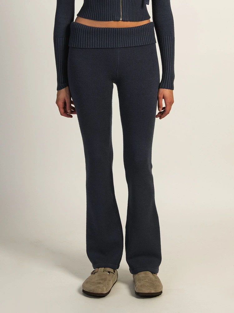 PANTALON ÉVASÉ HARLOW BROOKE - INDIGO