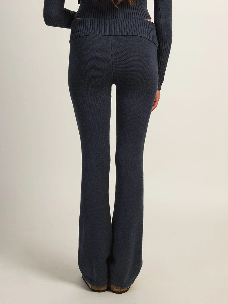 PANTALON ÉVASÉ HARLOW BROOKE - INDIGO