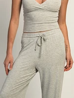 HARLOW MOLLY LOUNGE PANT - HEATHER GREY