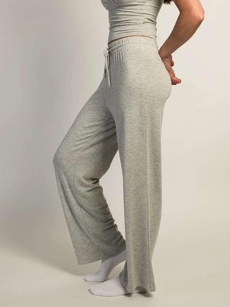 HARLOW MOLLY LOUNGE PANT - GRIS CHINÉ