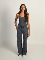 HARLOW SUNNI JERSEY STRIPED PANT