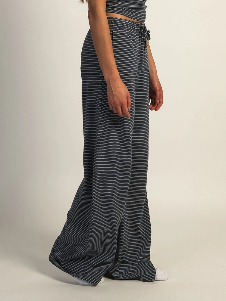 HARLOW SUNNI JERSEY STRIPED PANT