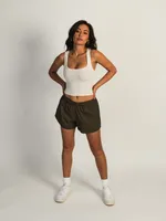 HARLOW ALEXA SHORT - ARMY GREEN CLEARANCE
