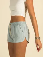 HARLOW SCALLOPED ELASTIC SHORT