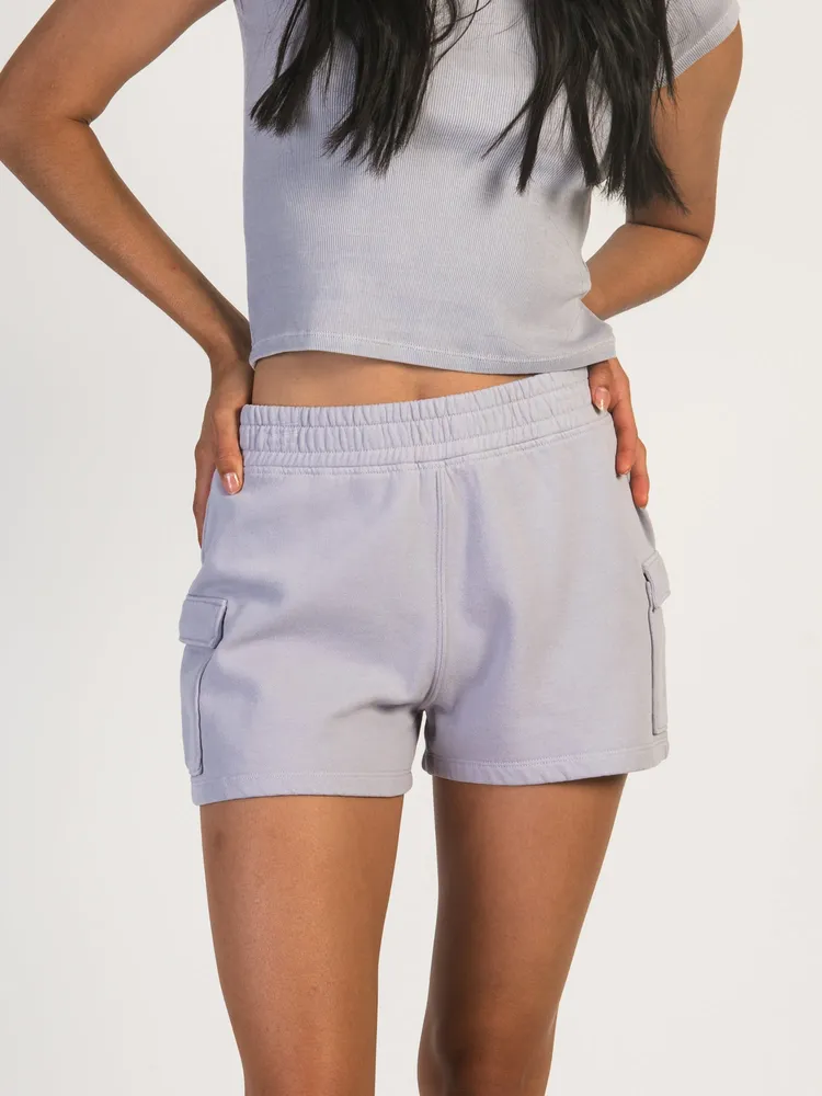 HARLOW HEIDI FLEECE CARGO SHORT - LAVENDER