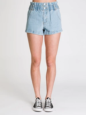 HARLOW PAPERBAG DENIM SHORT