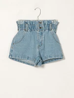 HARLOW PAPERBAG DENIM SHORT