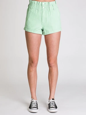 HARLOW PAPERBAG DENIM SHORT