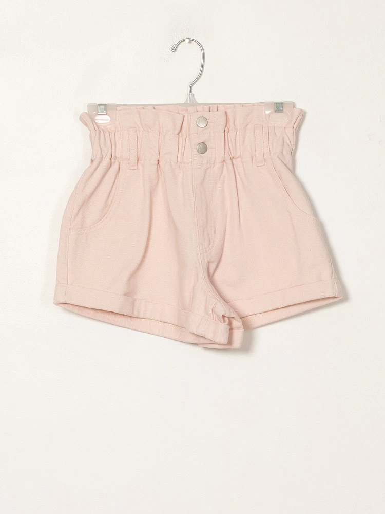 HARLOW PAPERBAG DENIM SHORT