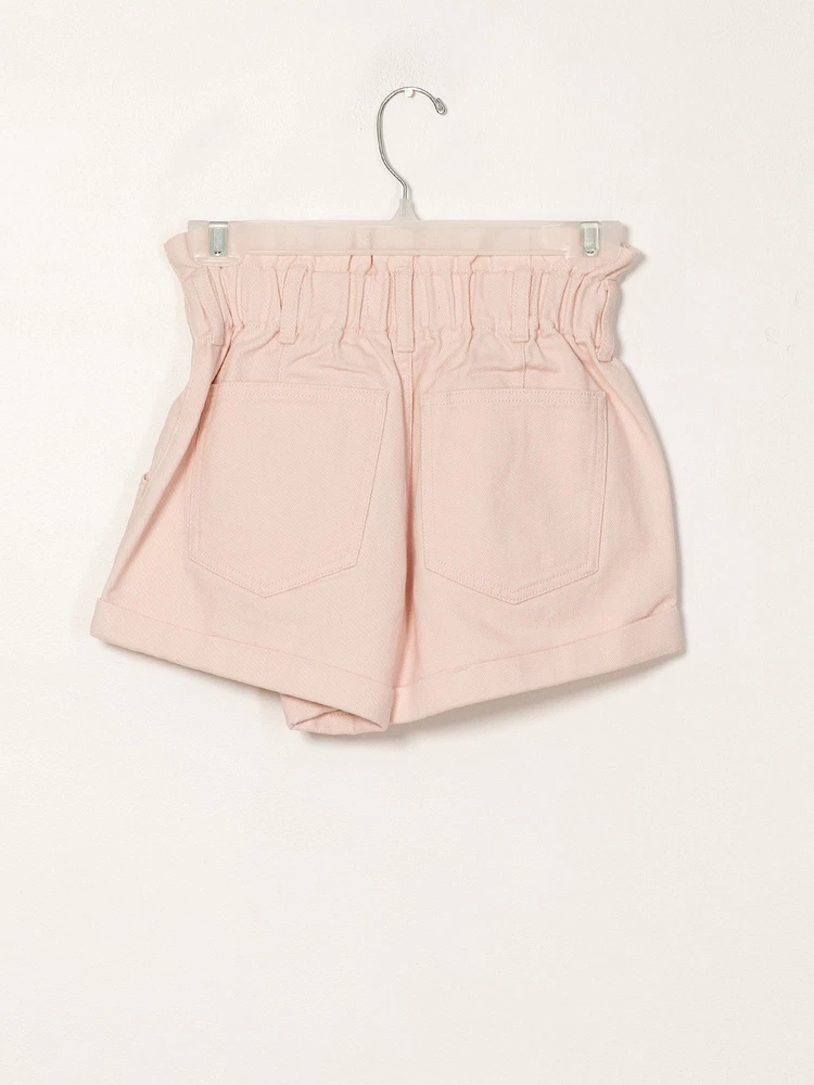 HARLOW PAPERBAG DENIM SHORT