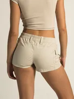 SHORT CARGO HARLOW À TAILLE BASSE