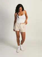 HARLOW LOW RISE CARGO SHORT - WHITE CAP