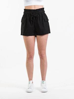 SHORT CARGO PAPERBAG POUR FEMMES