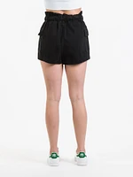 SHORT CARGO PAPERBAG POUR FEMMES