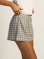 SHORT BOXER HARLOW TAYLOR – GRIS/BLANC