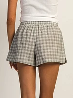 SHORT BOXER HARLOW TAYLOR – GRIS/BLANC