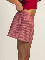 SHORT BOXER HARLOW TAYLOR – ROUGE/BLANC