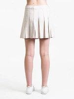 HARLOW MOLLY PLEATED SOLID SKIRT - CLEARANCE