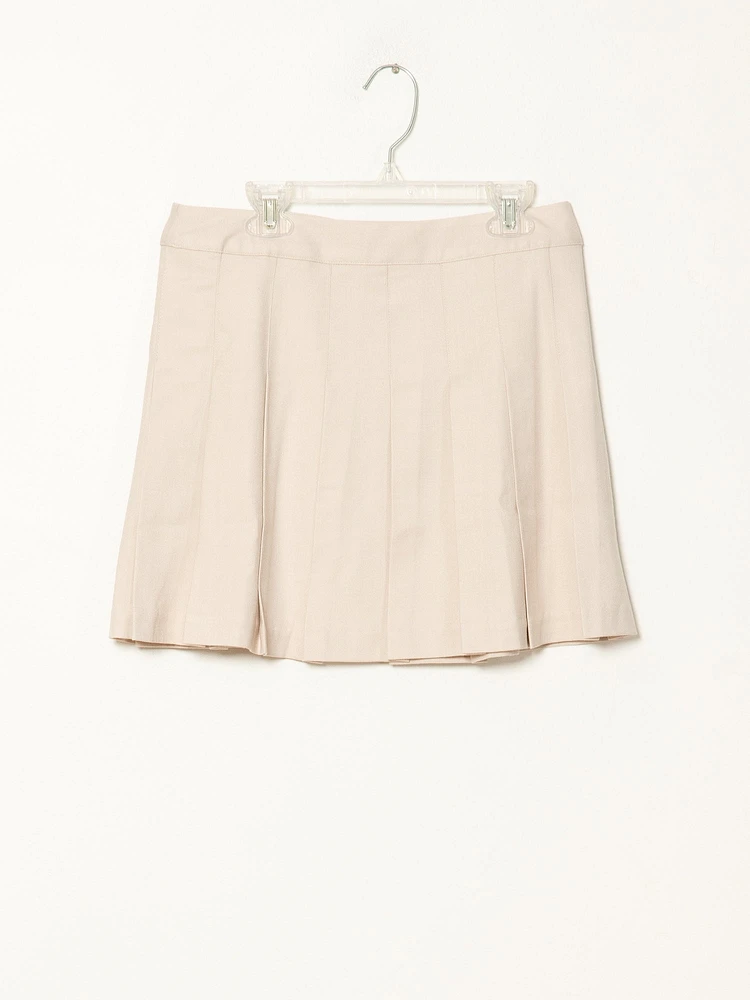 HARLOW MOLLY PLEATED SOLID SKIRT - CLEARANCE