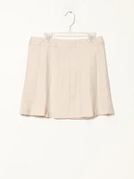 HARLOW MOLLY PLEATED SOLID SKIRT - CLEARANCE