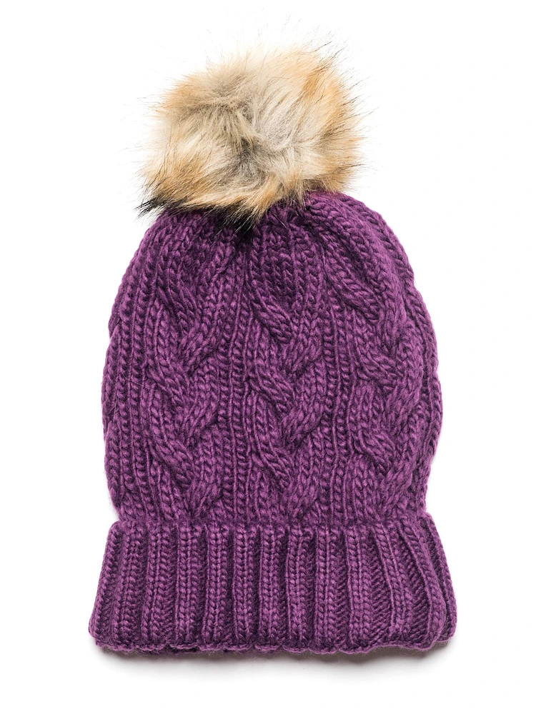 LILY FAUX-FOURRURE POM