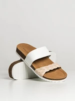 WOMENS HARLOW ASTRA VEGAN DOUBLE STRAP SANDALS - CLEARANCE